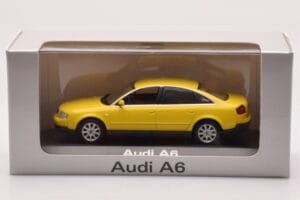 Audi A6 C5 Yellow Minichamps 1:43 IND47004 Diecast - image 4 of 4