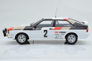 Audi Quattro Audi Sport #1 H. Mikkola / A. Hertz Winners International Swedish Rally 1981 Minichamps 1:18 155811102 Diecast - image 3 of 6