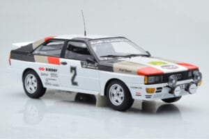 Audi Quattro Audi Sport #1 H. Mikkola / A. Hertz Winners International Swedish Rally 1981 Minichamps 1:18 155811102 Diecast - image 4 of 6