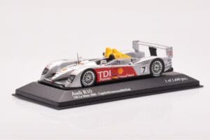 Audi R10 TDI LMP1 #7 R. Capello / T. Kristensen / A. McNish 24 Hours of Le Mans 2006 Minichamps 1:43 400061607 Diecast - image 2 of 4