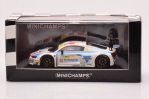 Audi R8 LMS #11 HCB Rutronik Racing L. di Grassi FIA GT World Cup Macau 2016 Minichamps 1:43 437171711 Diecast - image 4 of 4