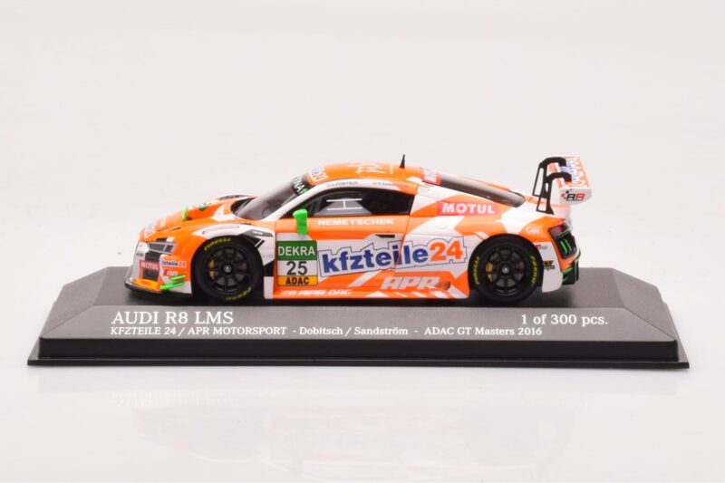 Audi R8 LMS #25 Kfzteile24 APR Motorsport F. Dobitsch / N. Sandstrom ADAC GT Masters 2016 Minichamps 1:43 Audi R8 LMS #25 Kfzteile24 APR Motorsport F. Dobitsch / N. Sandstrom ADAC GT Masters 2016 Minichamps 1:43 437161125 Diecast