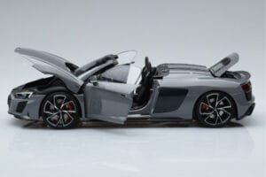 Audi R8 Spyder Performance Nardo Gray Kengfai 1:18 VAKF-0352 Diecast - image 4 of 11