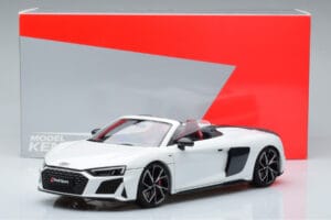 Audi R8 Spyder Performance White Kengfai 1:18 VAKF-0351 Diecast - image 11 of 11
