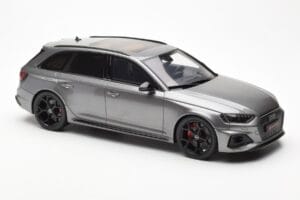 Audi RS4 B9 Avant Competition Daytona Grey GT Spirit 1:18 GT456 Resin - image 4 of 6