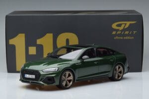Audi RS5 B9 Sportback Sonoma Green Asia Edition GT Spirit 1:18 CLDC018 Resin - image 6 of 6