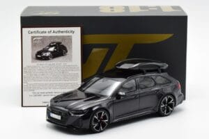 Audi RS6 C8 Avant Mythos Black With Carbon Roof Asia Edition GT Spirit 1:18 CLDC007 Resin - image 6 of 6