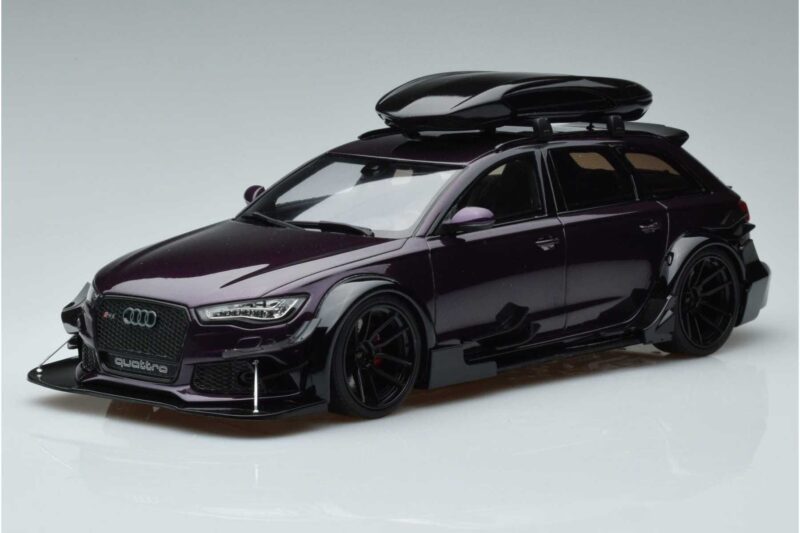 Audi RS6 C7 Avant With Body Kit Purple GT Spirit 1:18 Audi RS6 C7 Avant With Body Kit Purple GT Spirit 1:18 GT864 Resin