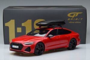 Audi RS7 C8 Sportback Red Asia Edition GT Spirit 1:18 CLDC021 Resin - image 6 of 6