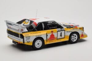 Audi Sport Quattro S1 E2 #4 S. Blomqvist / B. Cederberg Rally 1000 Lakes 1985 IXO 1:18 18RMC161A Diecast - image 2 of 6
