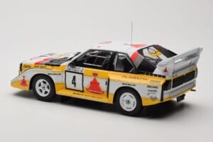 Audi Sport Quattro S1 E2 #4 S. Blomqvist / B. Cederberg Rally 1000 Lakes 1985 IXO 1:18 18RMC161A Diecast - image 5 of 6