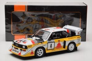 Audi Sport Quattro S1 E2 #4 S. Blomqvist / B. Cederberg Rally 1000 Lakes 1985 IXO 1:18 18RMC161A Diecast - image 6 of 6
