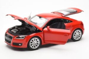 Audi TT 8J Red Metallic Minichamps 1:18 100015021 Diecast - image 2 of 8