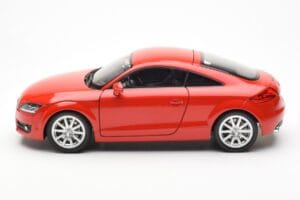 Audi TT 8J Red Metallic Minichamps 1:18 100015021 Diecast - image 4 of 8