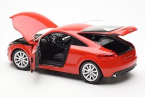 Audi TT 8J Red Metallic Minichamps 1:18 100015021 Diecast - image 5 of 8