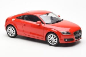 Audi TT 8J Red Metallic Minichamps 1:18 100015021 Diecast - image 6 of 8