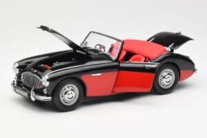 Austin-Healey 3000 Mk I Spider Black Red Kyosho 1:18 08141KR Diecast - image 2 of 8