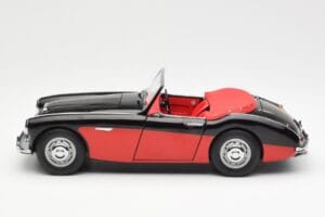 Austin-Healey 3000 Mk I Spider Black Red Kyosho 1:18 08141KR Diecast - image 4 of 8
