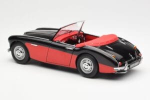 Austin-Healey 3000 Mk I Spider Black Red Kyosho 1:18 08141KR Diecast - image 7 of 8