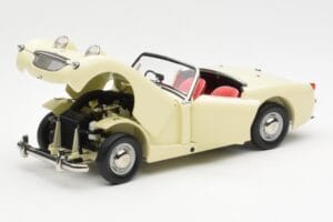 Austin-Healey Sprite Mk I Open Old English White Kyosho 1:18 08953EW Diecast - image 2 of 8