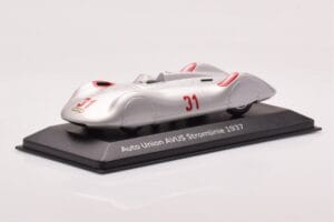 Auto Union Stromlinie #31 AVUS 1937 Silver Minichamps 1:43 5030900503 Diecast - image 2 of 4