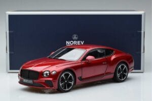 Bentley Continental GT Candy Red Norev 1:18 182788 Diecast - image 7 of 7