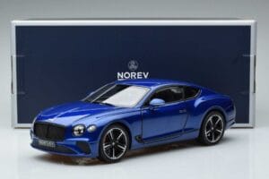 Bentley Continental GT Sequin Blue Norev 1:18 182787 Diecast - image 7 of 7