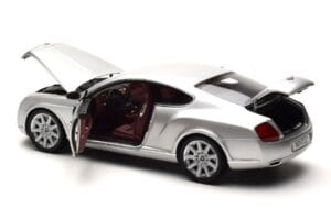 Bentley Continental GT Silver Minichamps 1:18 100139021 Diecast - image 5 of 8