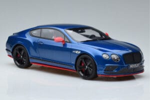 Bentley Continental GT Speed Black Edition Blue GT Spirit 1:18 KJ006 Resin - image 4 of 6