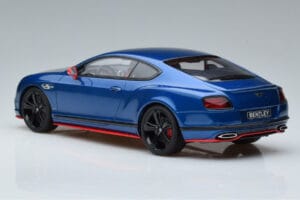 Bentley Continental GT Speed Black Edition Blue GT Spirit 1:18 KJ006 Resin - image 5 of 6
