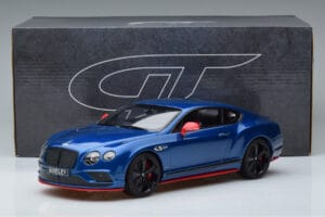 Bentley Continental GT Speed Black Edition Blue GT Spirit 1:18 KJ006 Resin - image 6 of 6