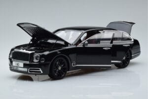 Bentley Mulsanne W.O. Edition By Mulliner Black Almost Real 1:18 830508 Diecast - image 2 of 11