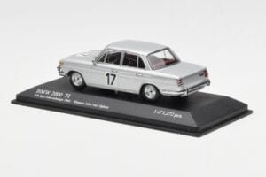 BMW 2000 Ti #17 J. Ickx / C. van Ophem Winners 24 Hours of Spa 1966 Minichamps 1:43 400662517 Diecast - image 3 of 4