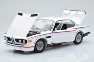 BMW 3.0 CSL E9 White Dealer Edition Minichamps 1:18 80435A5D020 Diecast - image 2 of 7