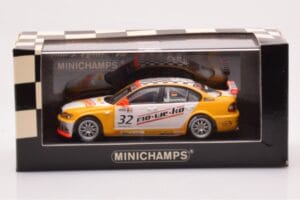 BMW 320i E46 Wiechers Sport #32 Hennerici / Wiechers WTCC 2005 Minichamps 1:43 400052432 Diecast - image 4 of 4