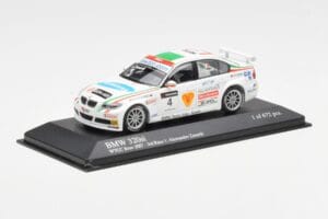 BMW 320si E90 BMW Team Italy Spain #4 A. Zanardi WTCC Brno 3rd Race 2007 Minichamps 1:43 400072604 Diecast - image 2 of 4