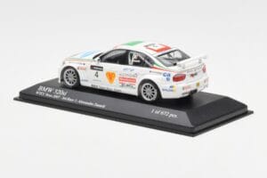 BMW 320si E90 BMW Team Italy Spain #4 A. Zanardi WTCC Brno 3rd Race 2007 Minichamps 1:43 400072604 Diecast - image 3 of 4