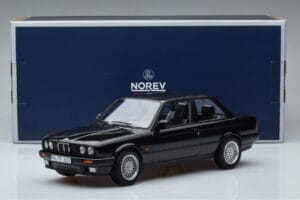 BMW 325i E30 Black Norev 1:18 183203 Diecast - image 6 of 6