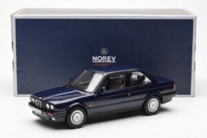 BMW 325i E30 Blue Metallic Norev 1:18 183201 Diecast - image 6 of 6