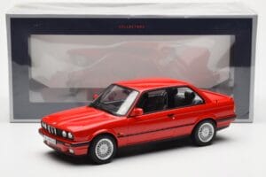 BMW 325i E30 Red Norev 1:18 183202 Diecast - image 6 of 6