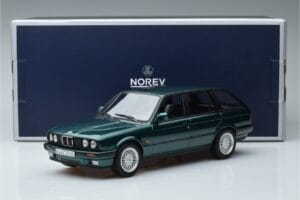 BMW 325i E30 Touring Green Metallic Norev 1:18 183219 Diecast - image 6 of 6