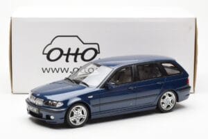 BMW 330i E46 Touring Blue Otto 1:18 OT251 Resin - image 6 of 6