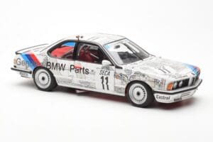 BMW 635 CSi E24 #11 D. Quester / M. Tassin / M. Heger 24 Hours of Spa 1986 AUTOart 1:18 80430145826 Diecast - image 6 of 8