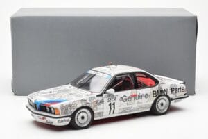 BMW 635 CSi E24 #11 D. Quester / M. Tassin / M. Heger 24 Hours of Spa 1986 AUTOart 1:18 80430145826 Diecast - image 8 of 8