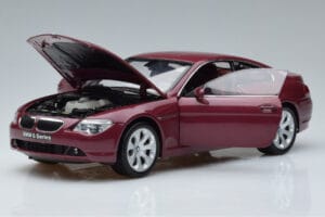 BMW 645Ci E63 Dark Red Kyosho 1:18 08701CR Diecast - image 2 of 7