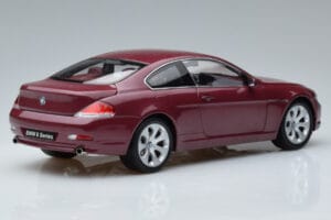 BMW 645Ci E63 Dark Red Kyosho 1:18 08701CR Diecast - image 3 of 7