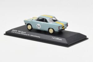 BMW 700 Sport #64 Hulbusch / Stausberg 12 Hours of Nurburgring 1961 Minichamps 1:43 400612364 Diecast - image 3 of 4