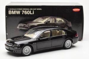 BMW 760Li E66 Black Kyosho 1:18 08572BK Diecast - image 9 of 9