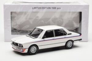 BMW M535i E12 White Norev 1:18 183265 Diecast - image 5 of 5