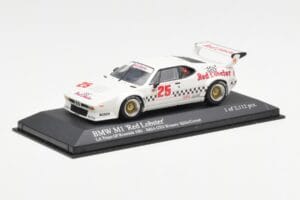 BMW M1 IMSA #25 Red Lobster Cowart / Miller LA Times Grand Prix Winner 1981 Minichamps 1:43 430812525 Diecast - image 2 of 4